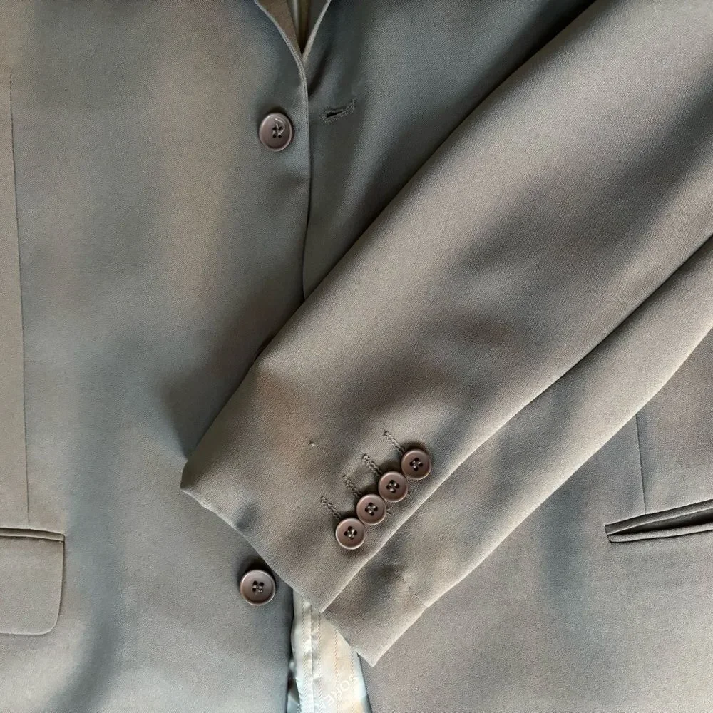 Sorento Man Green Suit Jacket Sports Coat Size 46L EPC